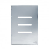 Placa p/ 3 Interruptores 4x2 - Novara Glass espelhada